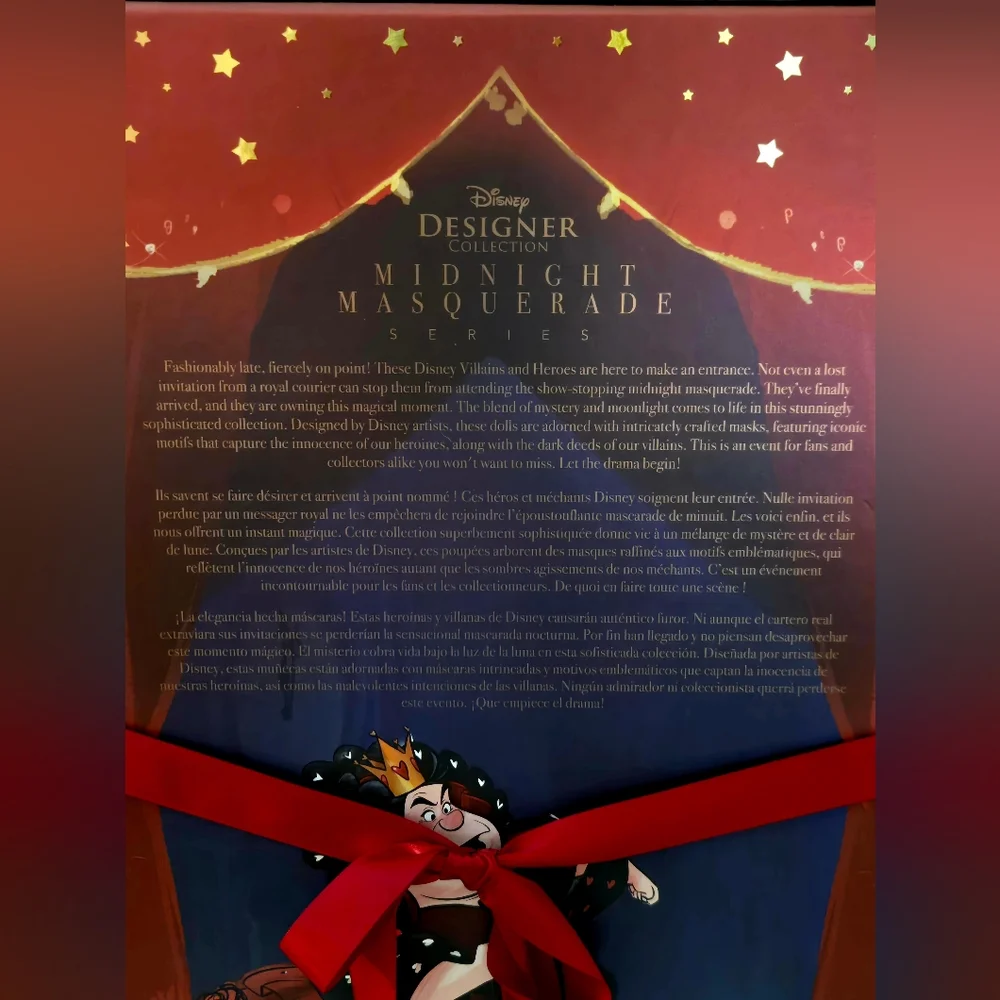 Disney Designer Collection Midnight Masquerade Queen of Hearts LE 3450 NIB - Picture 8 of 9